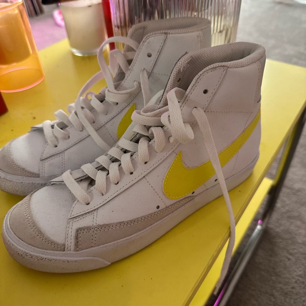 Nike neon Blazers